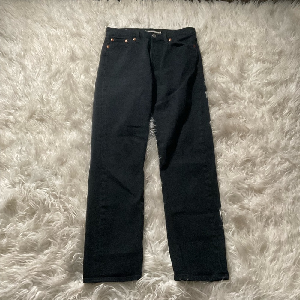 Levi's Black Women's Straight Leg Jeans